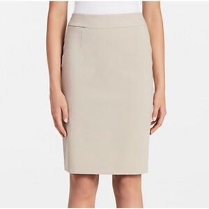 🆕 Calvin Klein Beige Pencil Skirt Sz. 10 Petite